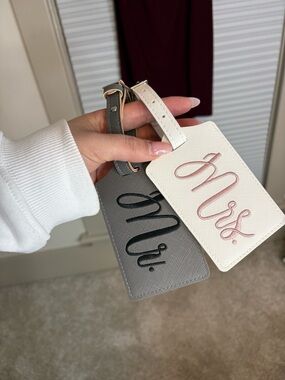 Mr. and Mrs. Luggage Tags